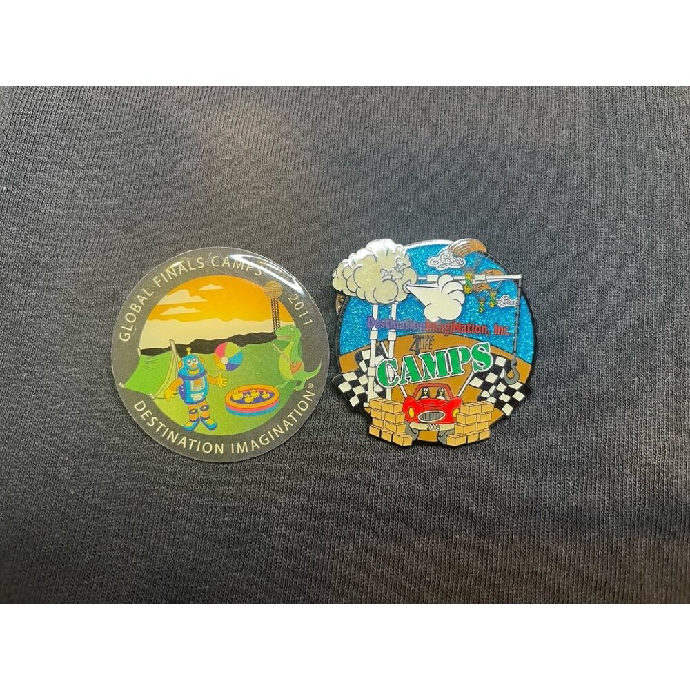 2008 2011 Destination Imagination Global Finals Camps Collectible‎ Trading Pins
